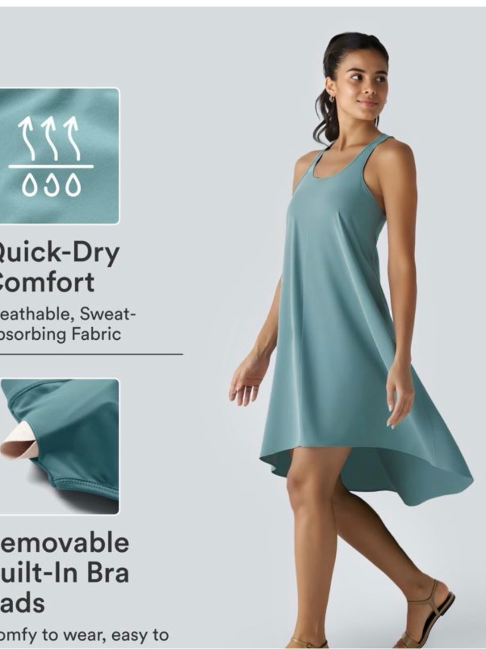 Breezeful™ Backless Racerback - Picture 5 of 8